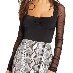 Tiger Mist Black Bodysuit